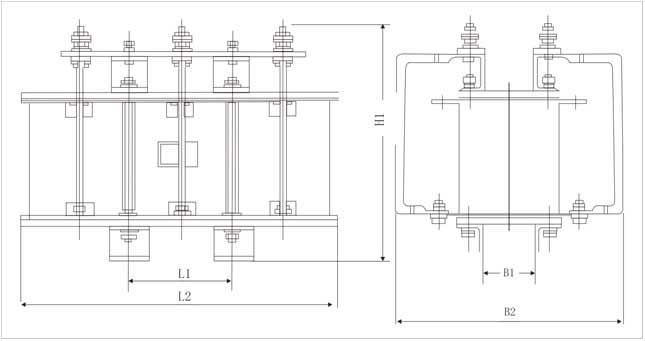 BP8Y頻敏變阻器結(jié)構(gòu)及安裝尺寸